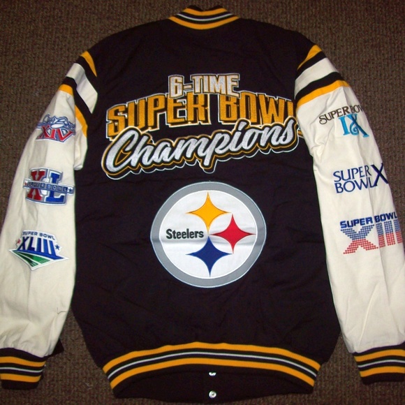 PITTSBURGH STEELERS TIME CHAMPIONS JACKETMEDIUM